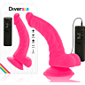 Dildo DIVERSIA Fleksibel Vibrerende 21.5 cm