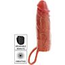 Penis Sleeve GET REAL 16 cm med vibrasjon
