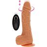 Roterende Dildo GET REAL UP&DOWN med sugekopp
