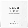 Kondom LELO HEX 3 enheter med økt følsomhet