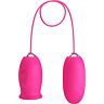 Vibrerende Egg Pretty Love Daisy med dobbelt stimulering