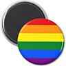 Magnet PRIDE LGBT-flagg 50x50 mm