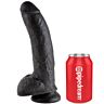 Dildo KING COCK 22.9 CM med sugekopp og realistisk detaljer