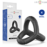 Regulerbar triple ring for intens glede