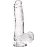Dildo S Pleasures Jelly Transparent M med realistisk følelse
