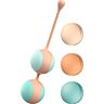 Vibrator Liebe Kewos Peach/Mint med 15 moduser