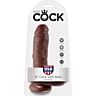 Dildo King Cock 8" med realistisk følelse og sugebase