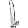 Dildo KING COCK 24.8 cm med testikler