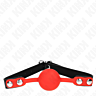 Gag KINK COLLAR & GAG Rød Silikonball 4 cm