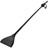 Pisk DARKNESS BLACK WHIPPER med myk spiss