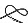 BDSM pisk KINK LONG WHIP WITH BEADS 110 CM