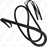 BDSM pisk KINK LONG BLACK SNAKE WHIP 210 CM