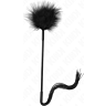 Kinky leketøy KINK SILICONE WHIP MED FJÆR 47 CM