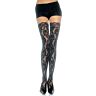 Strømpebukser Leg Avenue Floral Lace