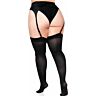 Nettstrømper Leg Avenue med sløyfe Plus Size