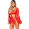 Sexy undertøysett Leg Avenue 86123 med kimono