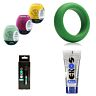 Sett for menn med Satisfyer-masturbatoregg, penisring og forsinkende spray