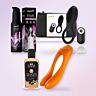 Premiumsett til par med vibrerende ring og fingervibrator