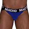 Jockstrap MACHO UNDERWEAR MX28AZ med dobbel støtte