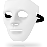 Venetiansk Maske OHMAMA MASKS Hvit