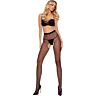 Tights PASSION WOMAN TIOPEN 037 med åpen skritt