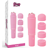 Mini vibrators GLOSSY KURT POCKET MASSAGER med 4 hoder