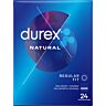 Kondom DUREX NATURAL 24 enheter med anatomisk form