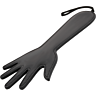 BDSM Utstyr DARKNESS BLACK FETISH HAND PADDLE