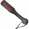 BDSM Paddle KINK BITCH ROUND CORNER PALETTE 32 x 6 cm