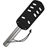 BDSM Paddle Metall Hard med Ekte Lær og Stål