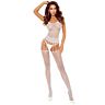 Bodystocking PASSION BS119 med florale detaljer