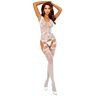 Bodystocking Passion BS120 med blomstermønster