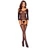 Bodystocking Passion Woman BS125 med åpen entrepoeng