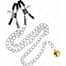 Pezonklips KINK Chain Nipple Clamps med bjelle