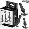 Analplugg Set 3 Stykker Addicted Toys - Ergonomisk design