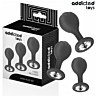Analplugg Set 3 Stk ADDICTED TOYS med juveler