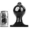 BDSM Plug ALL BLACK 17,5 CM - Myk og fleksibel