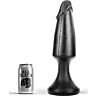 BDSM Anal Plug ALL BLACK 35 CM med realistisk form