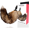 BDSM Anal Plug DARKNESS NATURAL TAIL 10 CM