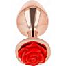 Anal Plugg KINK PLEASURE PLUGS med Rød Rose