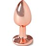 Anal Plug SECRETPLAY METAL ROSE GOLD SMALL SIZE