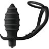 Plug og ringer S Pleasures Throttle Black med dobbel stimulering