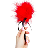 Bondage SECRETPLAY RED MARABOU DUSTER med fjær