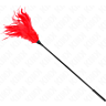 Tickler KINK IMPACT & TOUCH MULTIPLE RED TICKLE FEATHERS 45 CM