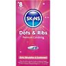 Kondom SKINS Dots & Ribs 8-Pack med tekstur