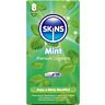 Kondom SKINS MINT PREMIUM 8-pakning med myntsmak