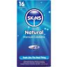 Kondomer SKINS Natural 16-Pack med vanilje