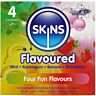 Kondom SKINS Multi Smaker 4-pakke med deilige smaker