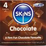 Kondomer SKINS Chocolate Premium 4-pack med sjokoladesmak