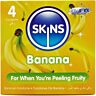 Kondom SKINS Banana Premium 8-pakning med ekstra smøring